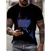 Fashion 3D Print Men Short Sleeve Round Neck T-Shirt Plus Size Tee Summer Casual Tshirts