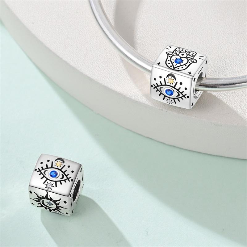 Copper Fruit Ice Cream Flower Travel Robot Beads Pendant Charms Fit Original Bracelet Charm Bead Necklace Diy Female Jewelry