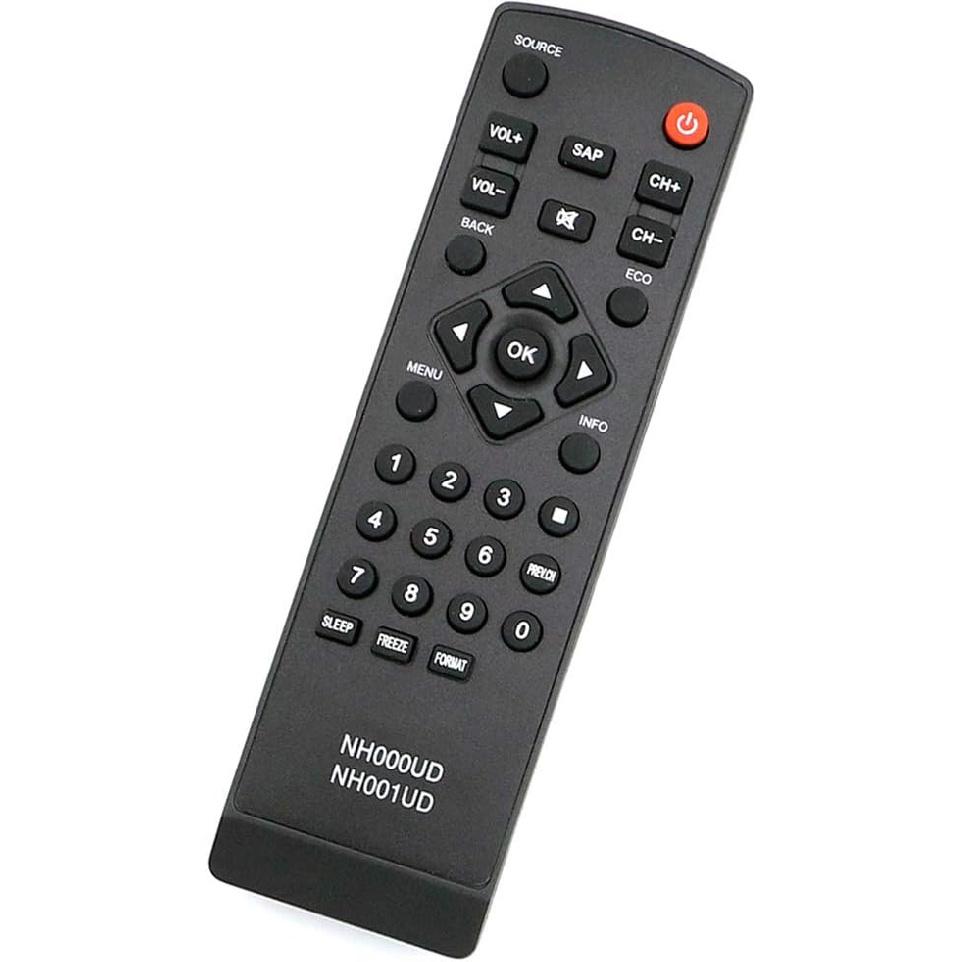 New NH000UD NH001UD Replace Remote fit for Emerson Sylvania TV CLC320EM2F CLC401EM2F LC190EM1 LC190EM2 LC220EM1 LC220EM2 LC260EM1 LC260EM2 LC260EM2A