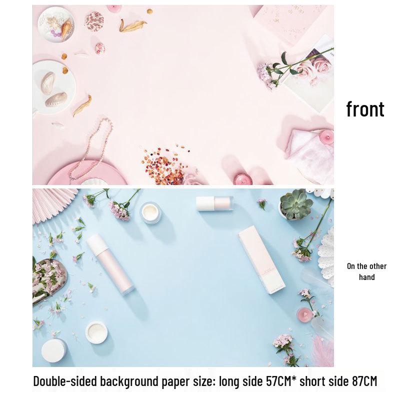 Double-Sided 3D Photo Backdrop for Food Photography and Still Life Props