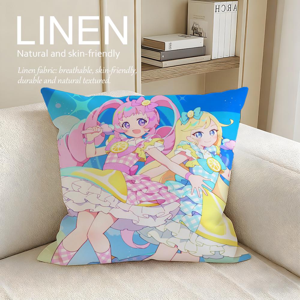 Cute Himitsu No AiPri Cushion Cover Pillowcase Set Pcs X X Breathable Washable Sofa Cushion Cover