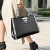 Tote Bag, New Women's Bag, Fashionable Snake Skin Pattern Bag, High-end Sense, Contrasting Color, Large Capacity Single Shoulder Handbag for Women
