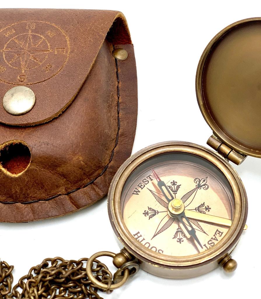 Unique Pocket Compass Brass Nautical Compass, Handmade Compass, Christmas Gift, Gift for Husband, Mens Gift, Gift for Her, Wedding Gift