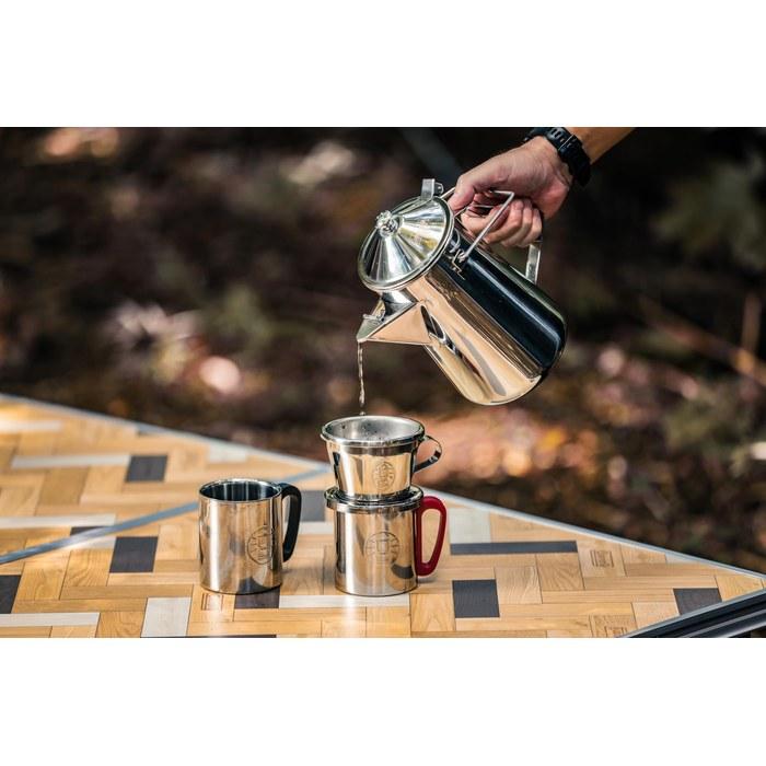 COLEMAN Double Stainless Mug 300cc Stainless Steel Double-Wall Construction Camping Black Approx. 7.8 X 8.5 (h) Cm