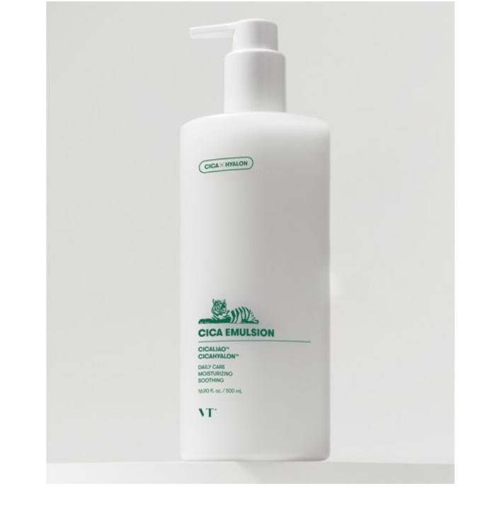 VT Cosmetic Cica Emulsion Large Size 500ml – Soothing & Moisturizing Care