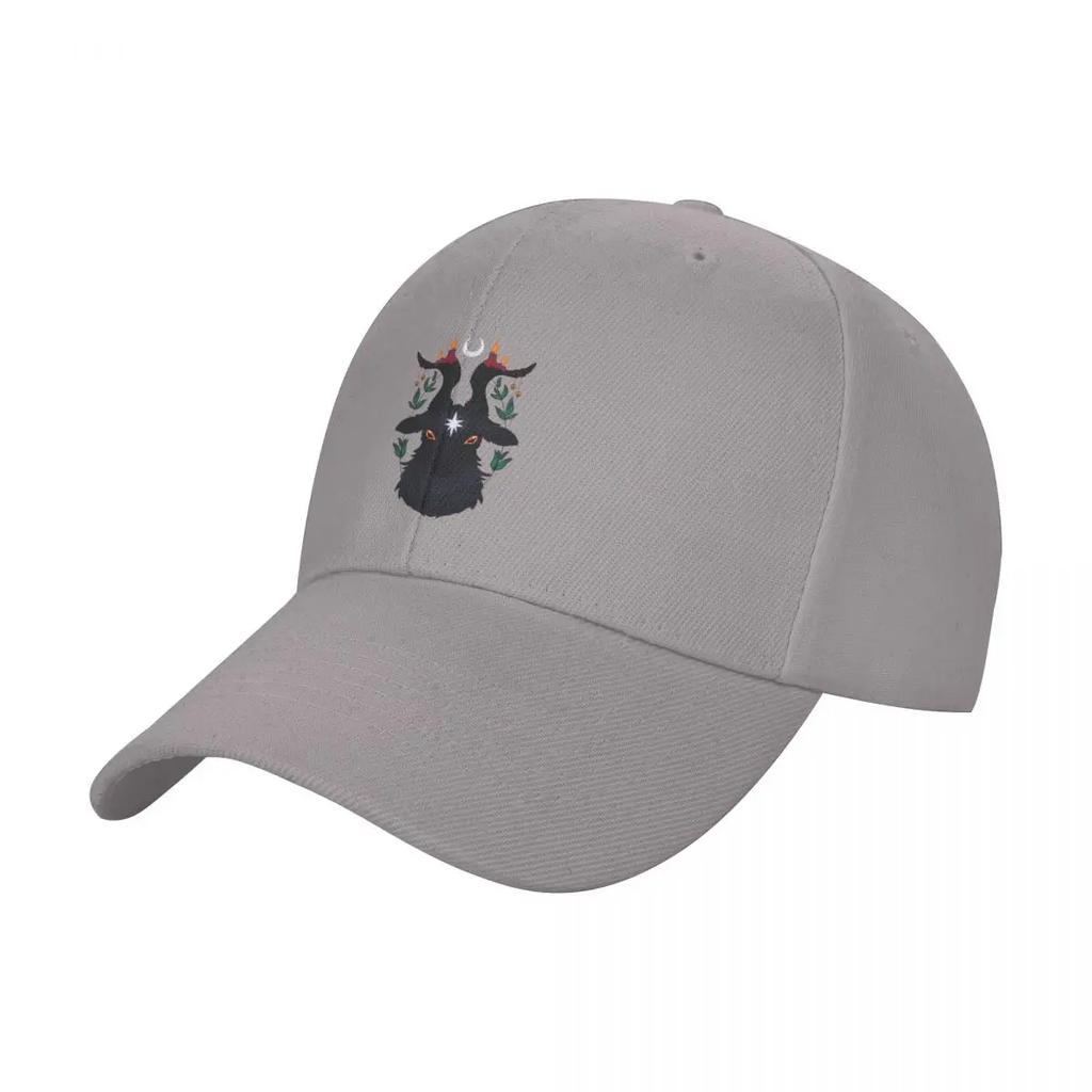 New Yule Goat Baseball Cap Black Anime Hat Hood Trucker Hat Womens Beach Visor Unisexs