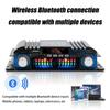 HiFi Soundverstärker 4 Kanal Digital Audio Bluetooth Verstärker 1600W Spitzenleistung Karaoke Player FM Radio Unterstützung Fernbedienung