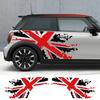 2pcs Union Jack Car Side Door Sticker Auto Body Stripe Decal Decoration For MINI Cooper JCW Countryman R60 R55 R56 F55 F56 F60