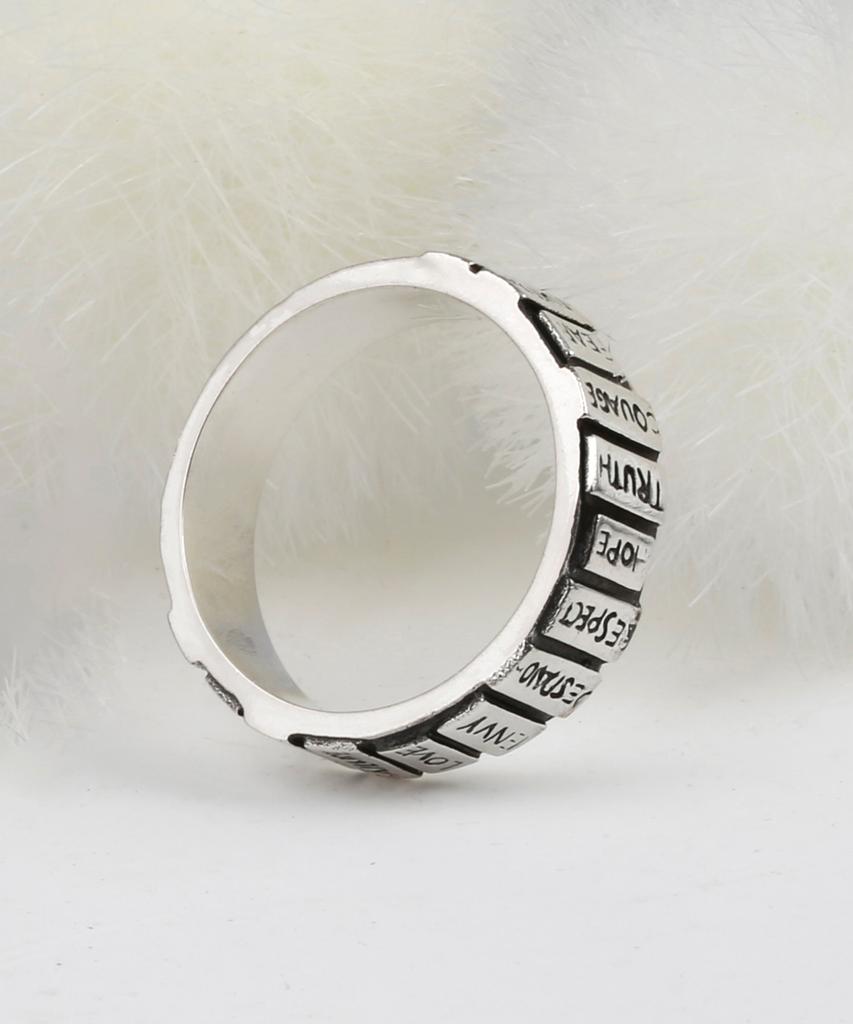 Shoveoff [Silver 925] Svr-#S603 Have A Belief Ring