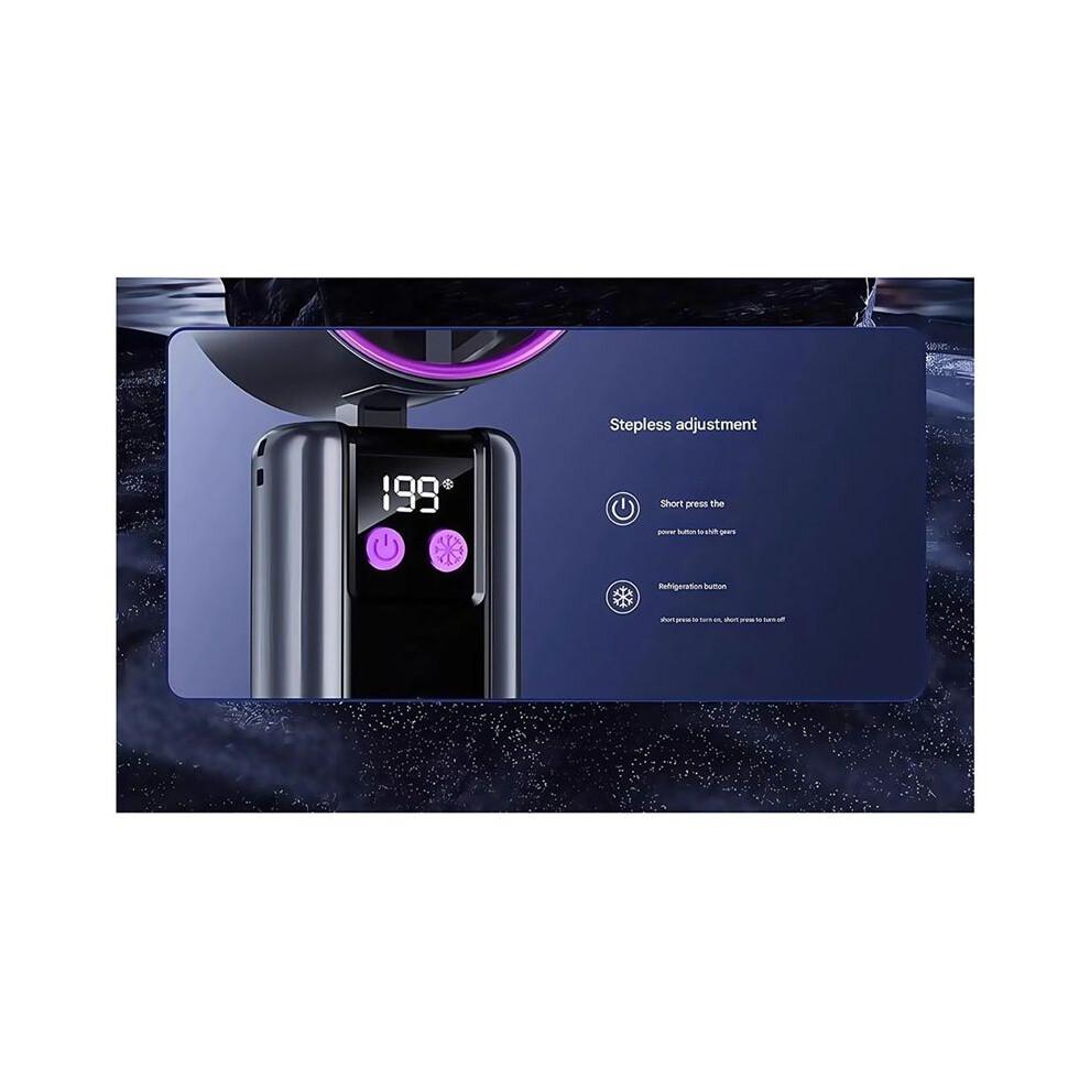 Refrigeration Handheld Fan USB Small Fan Ultra-High Speed Powerful Portable Outdoor Ice Compress Cooling Artifact B