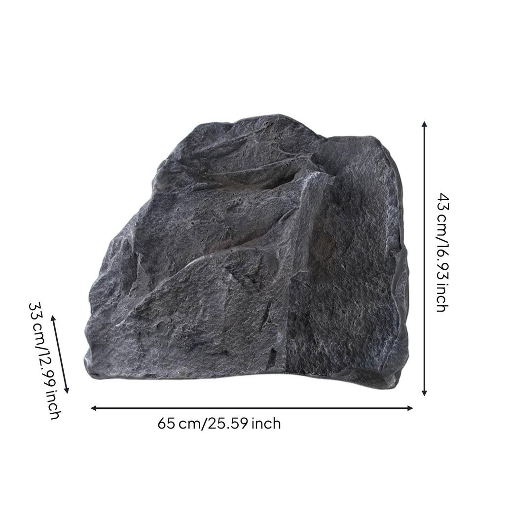 Artificial Rock Stone-Textured Landscape Realistic for Courtyard, Gardeners