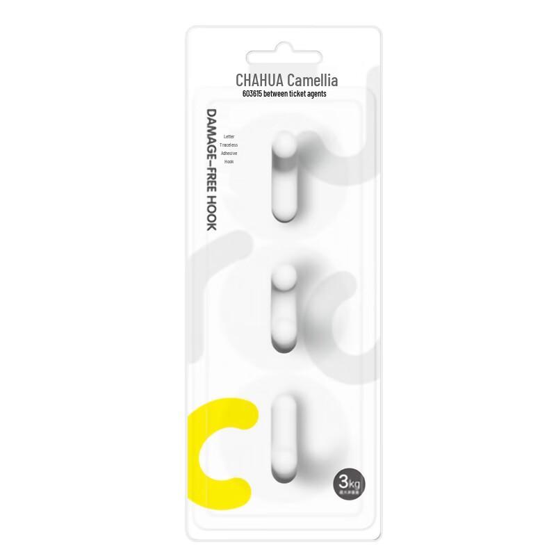 Chahua 121012 Traceless Adhesive Hooks 6-Pack