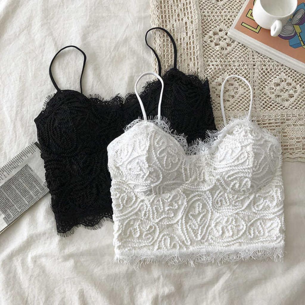 Camisole Vest Wrapped Around The Chest, Worn On The Outside With Eyelashes, Internet Famous Underwear, Brain Rope Base Shirt