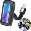 Waterproof Motorcycle Cell Phone Mount Universal Moto Electric Bike Rear View Mirror Phone Holder Stand for iPhone 16 17 Samsung