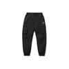 Li Ning Casual Pants Men's Black Moderate Cuffed Pants AKXR083-1