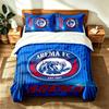 Arema FC (5) 3pc set suitable for master bedrooms soft and comfortable an ideal gift for family and friends Includes one duvet cover and two pillowcas