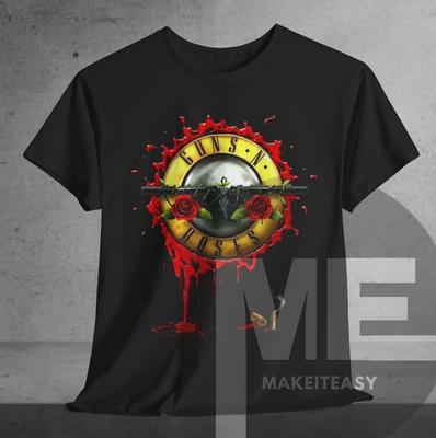 Men's and Women's T-shirts Guns N' Roses T-shirt Not In This Lifetime Tour Rock Band Tee Fan Gift