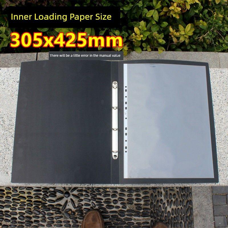 A3 Folder Folder Loose-Leaf Binder 8K/A3 Art Drawing Paper Sketch Paper Storage Clip Engineering Drawing Book
