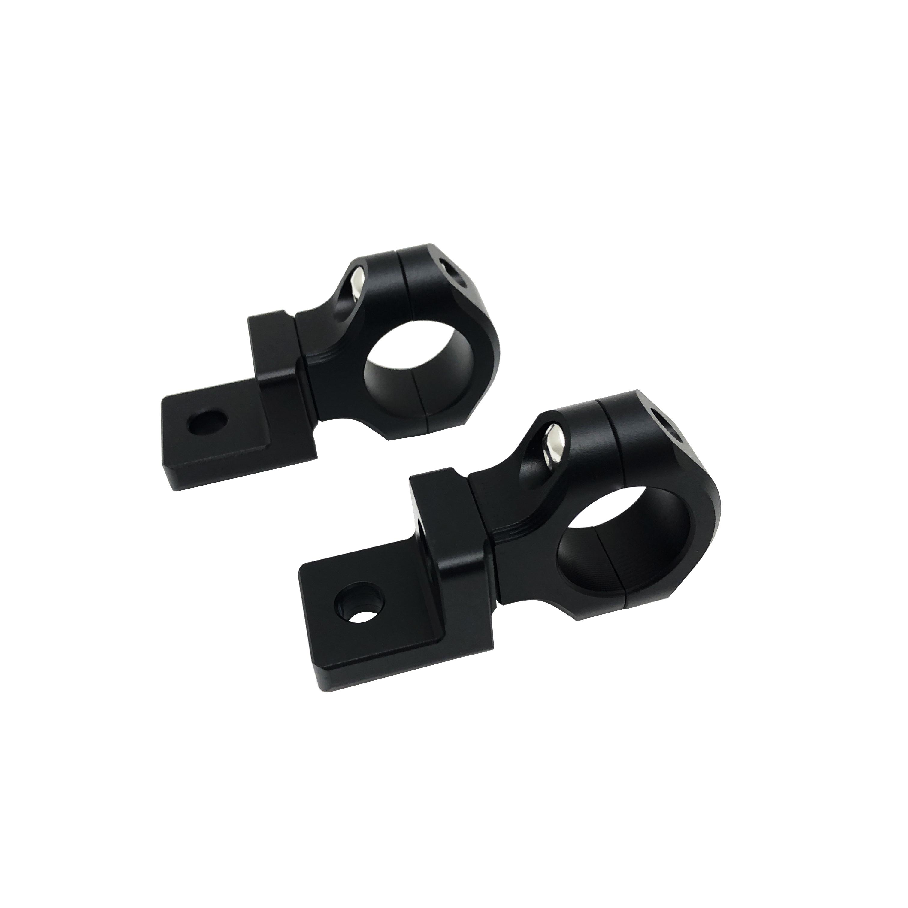 

Мотоциклетний світлодіодний кронштейн для фар, кріпильний хомут 22 мм, 25 мм, набір для кріплення труб вилки, мотоциклетний протитуманний ліхтар чорний