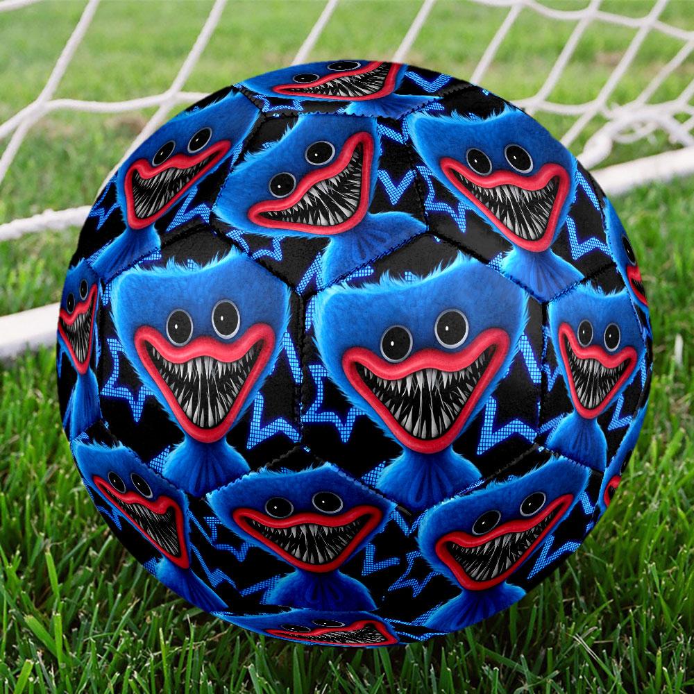 Huggy Wuggy Print Size 5 Soccer Ball, Standard Match Football for Sports Game and Team Practice, Ideal Gift for Soccer Fans