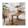 Cotton Linen Table Runner Tassel Table Flag Reusable Holiday Table Decor for Restaurant Dining
