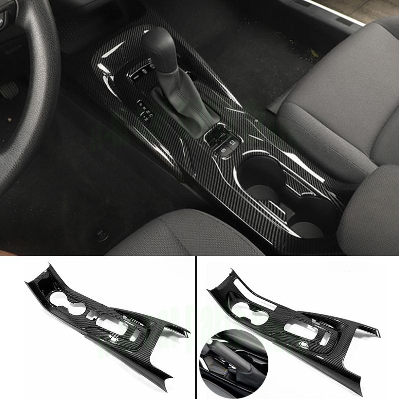 For Toyota Corolla E210 2019 2020 Car Styling ABS Left Car Front Center Console Shifter Cover Trim 1pcs high Low Equipped Only