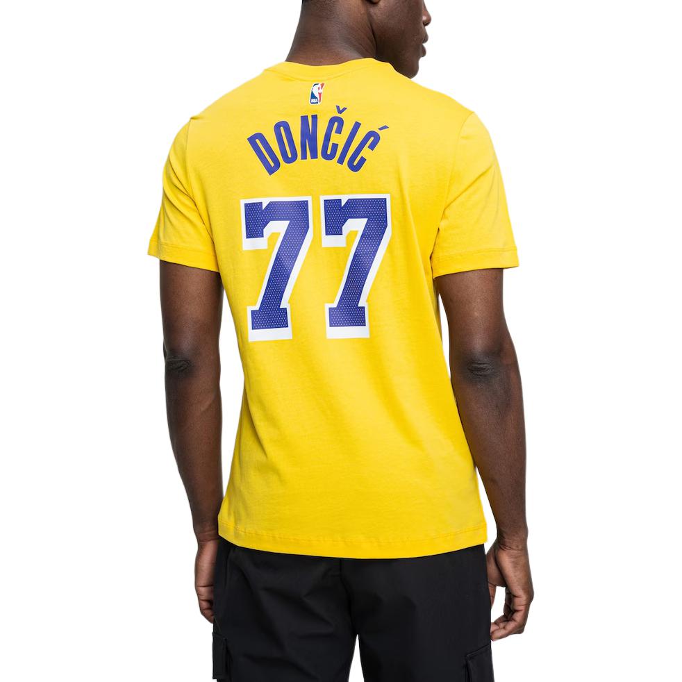 Nike NBA Letter Short Sleeve Crew Neck T-Shirt Men tops DR6380-733