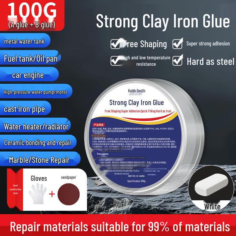 

Mud Engine Leak Repair: Plastic Steel Glue for Fuel Tank, Radiator, and Hose Fixes.