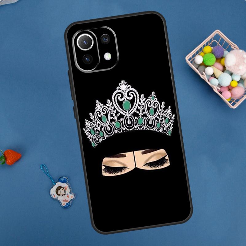Muslim Islamic Arabic Hijab Girl Case For Xiaomi 13 14 15 Ultra 11T 12T 13T 14T Pro POCO X7 Pro X3 X5 X6 M6 F5 F6 Pro Cover
