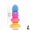 Luminous Anal Plug Dildos Butt Plug With Suction Cup Sex Tool Adult Silicone Dildo Anal Dilator Sex Toys