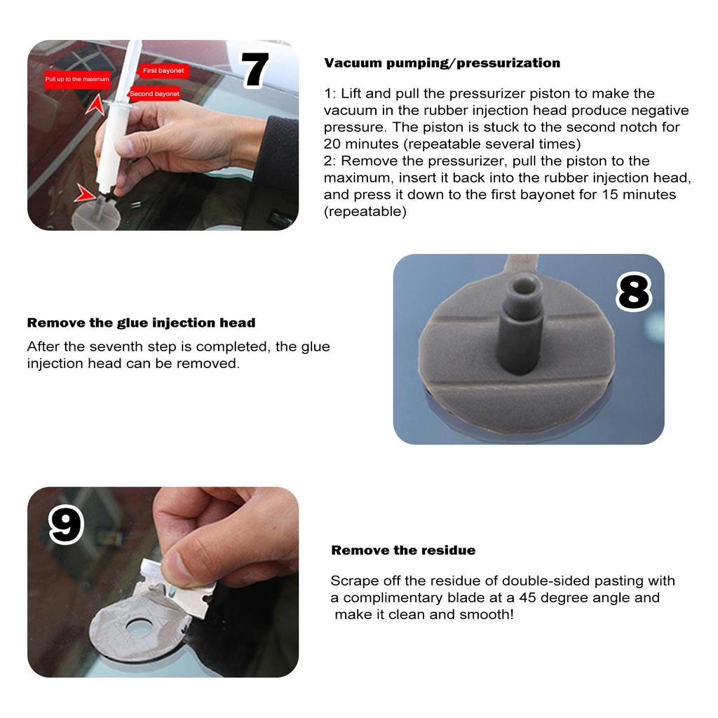 auto windshield DIY repair liquid window crack ceramic nano curing adhesive car cleaning maintenance scratch crack repair tools