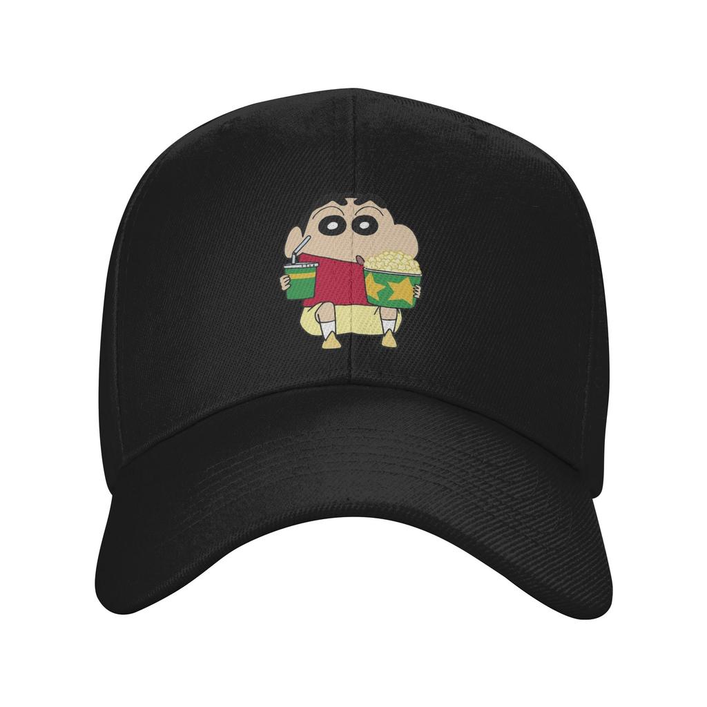 Crayon Shinchan Cap Unisex Women Vintage Cute Anime Hat Trucker Hat Golf Hats Breathable Polyester Baseball Cap