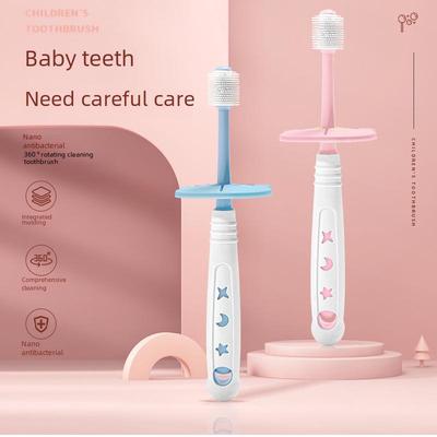 360° Ultra-Soft Baby & Kids Cartoon Toothbrush with Tongue Scraper