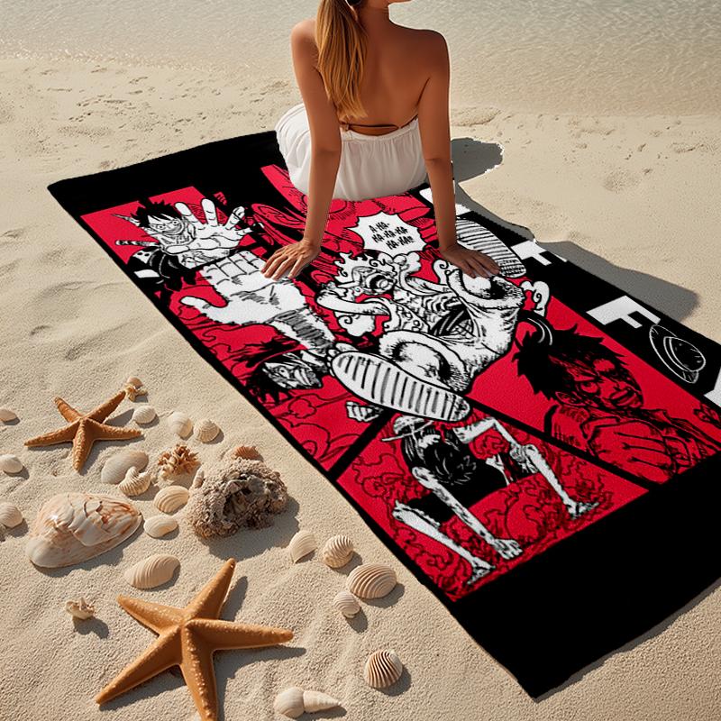 pirate Adventure Beach Towel, Super Soft Microfiber, Gift for Her/Him, Birthday, for Pool, Beach, Travel, Home Decor Fan gifts