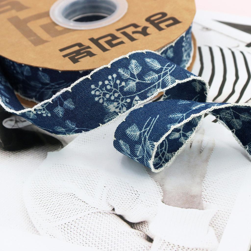 Denim Fabric Webbing Ribbon for Crafts and Sewing