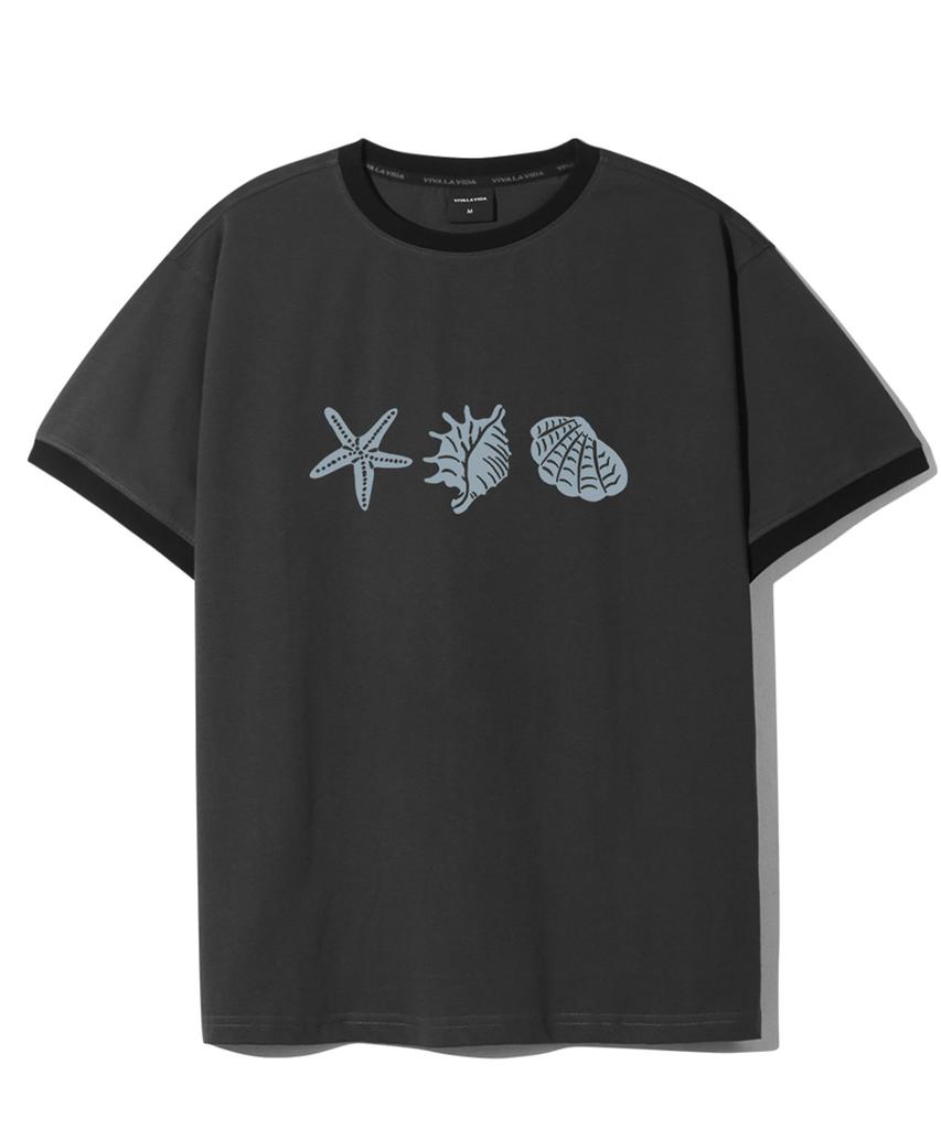 Bibalabida Conch Ringer Short Sleeve T-Shirt