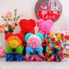 High Quality Multicolors Artificial Flower 15*15*22cm/16*16*24cm Rainbow Mom Mother's Day Flower Anniversary Gifts & Decorations