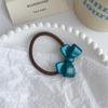 Korean Style Bowknot Hair Rope Ponytail Holder Hair Rubber Bands Acetic Acid Hair Tie  Women