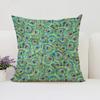 Peacock Feathers Cushion Cover 50X50Cm Decorative Pillowcase Decor 40X40 45X45 Cushions Covers For Bed Pillows Pilow Cases Sofa
