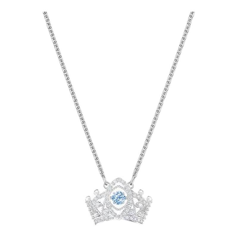 Swarovski Bee A Queen light luxury platinum-plated crown necklace women s platinum-plated 5501080 золотой
