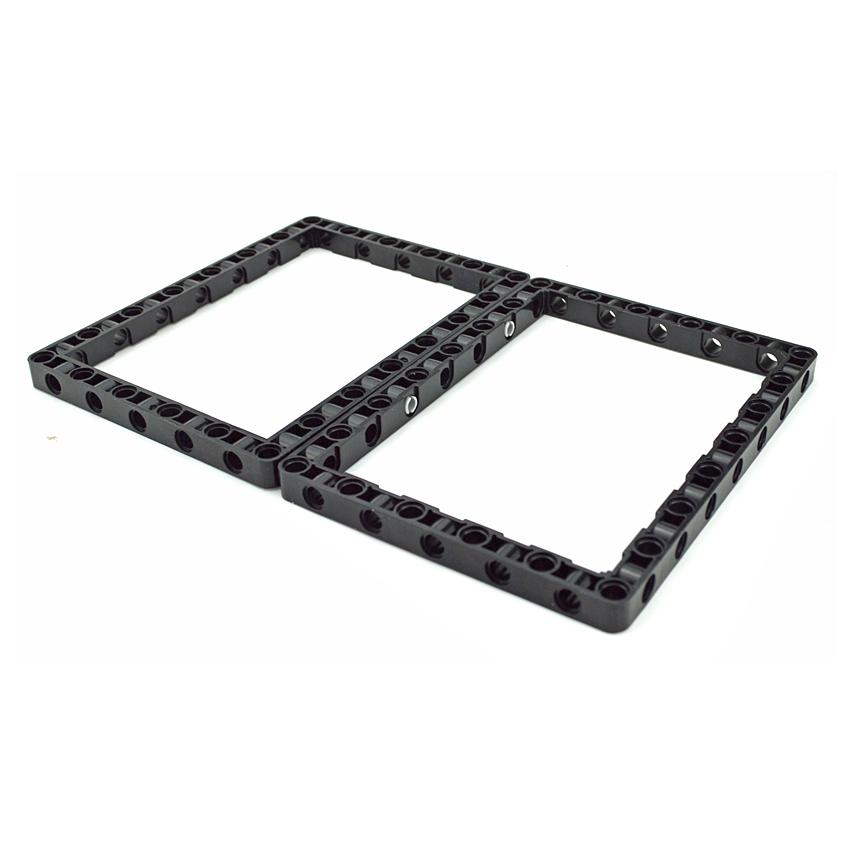 MOC Technical Parts Arm Ring Beam Frame 39794 39790 7x11 11x15 Square Hole Arms Building Blocks Compatible Toys
