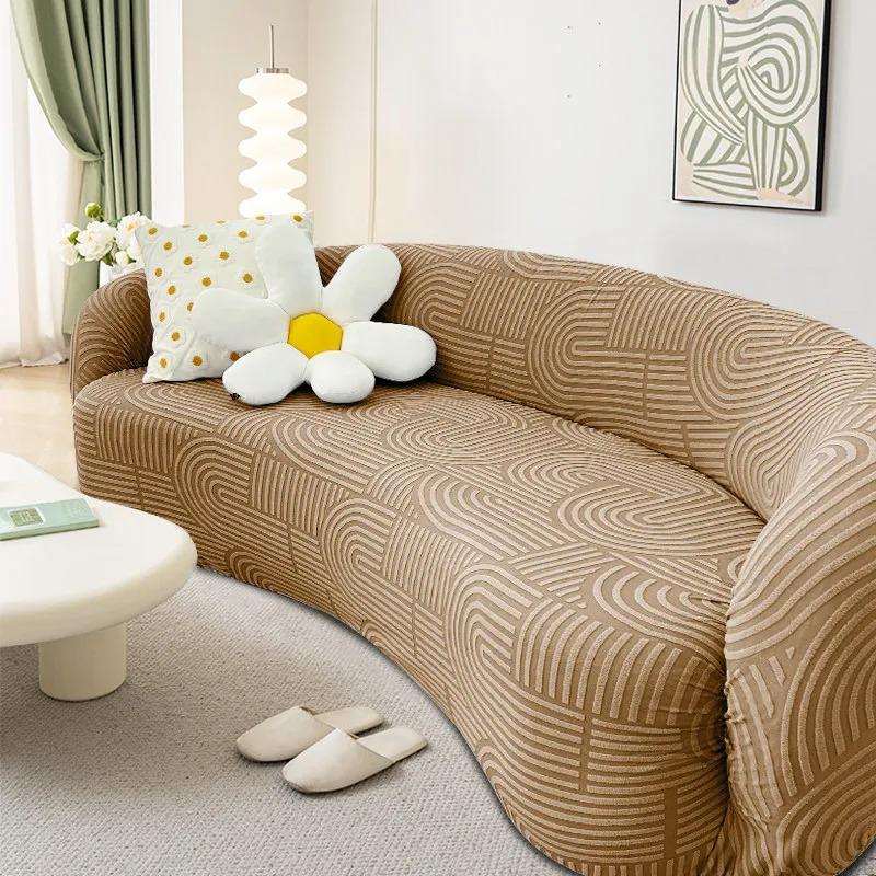 Elastic Full-wrap Sofa Slipcover for Irregular