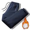 Men's Snow Outdoor Warm Pants Fall and Winter Thickened Warm Pants with Warm Layer Plus Size Sports Pants