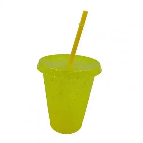 

Straw Cup Drink Change Color Straw Mugs with Lid Plastic Tumbler Matte Coffe Bottle Cup Food Grade PP Plastic with Straw