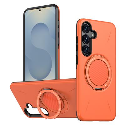 Custodia Magnetica Rotante a 360° in PC per Samsung Galaxy S25 Ultra S24 Plus S23 S22 A17 A07 Per Magsafe Cover Antiurto con Supporto