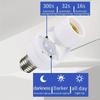 1PC Mechanical Induction Lamp Holder with Adjustable Delay Switch, the Lampshade Is White, the Base Is Sturdy, and the Installation Is Easy