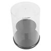 2 Tier Round Blind Box Display Case Rotatable Dust Proof Ample Space Stackable Blind Box Display Case