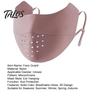 UPF 50 Face Guard Seamless Breathable Holes Design Sunscreen 3D Slim Outdoor Sports Ice Silk Fabric Protector