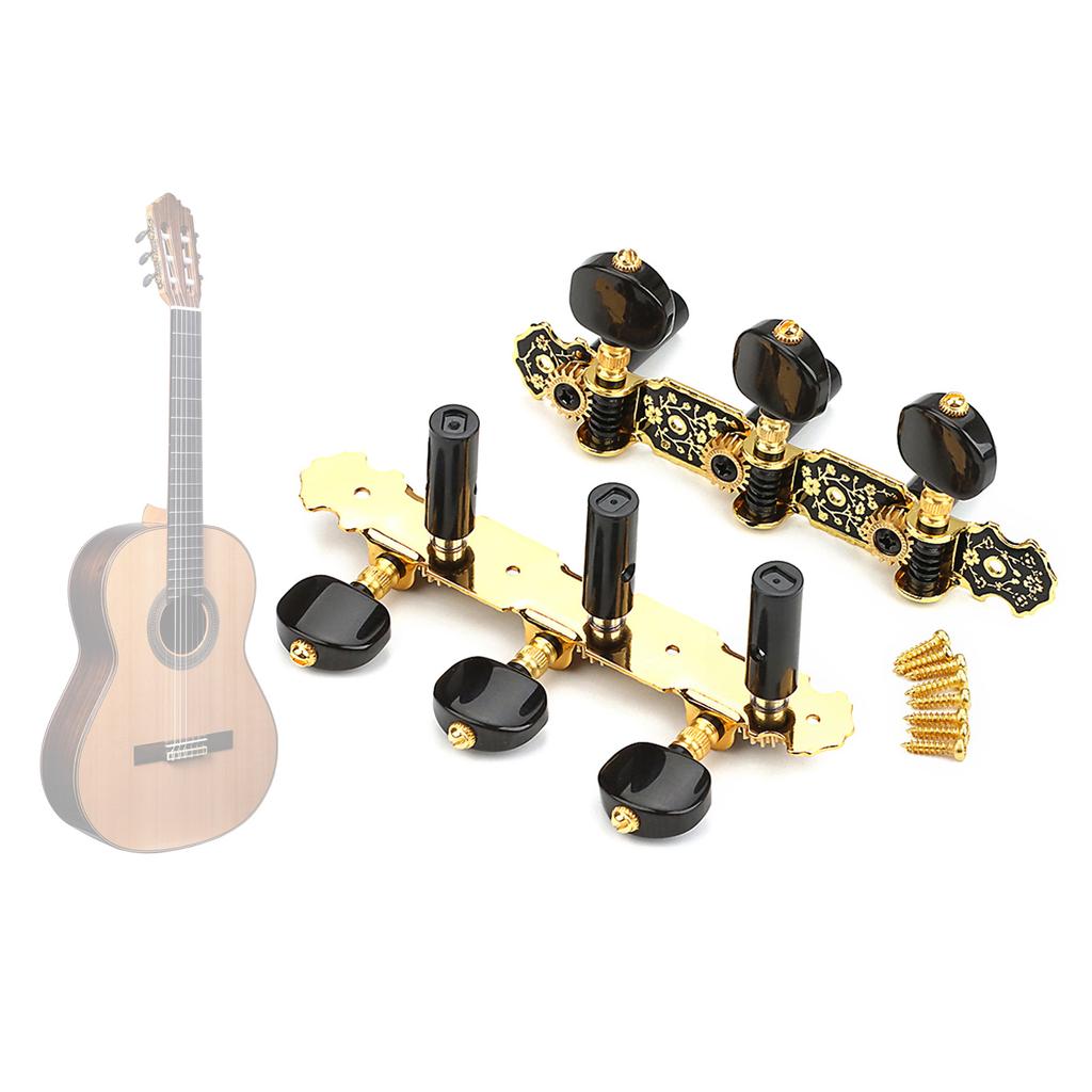 3R 3L Guitar String Tunings Pegs Classical Guitar Machine Head Knobs Tunings Key Left Right Hand Acoustics Guitar Tuner