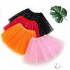 Gifts Birthday Party Ballet Dance Party Dress Tutu Dress Girls Kids 3 Layers Sparkling